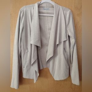 Bagatelle faux suede tan blazer, size M